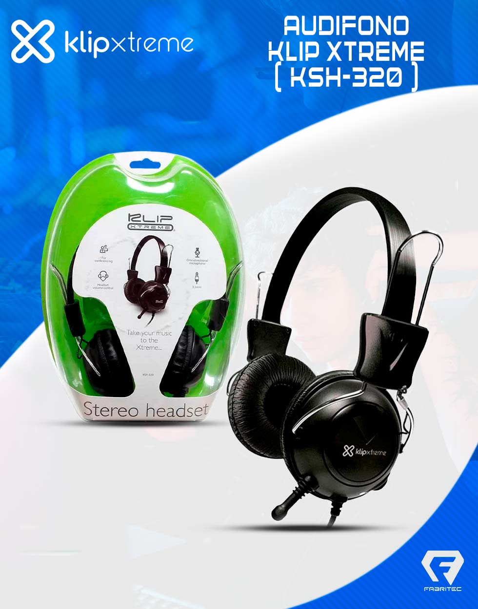 Audifonos klip xtreme online con microfono