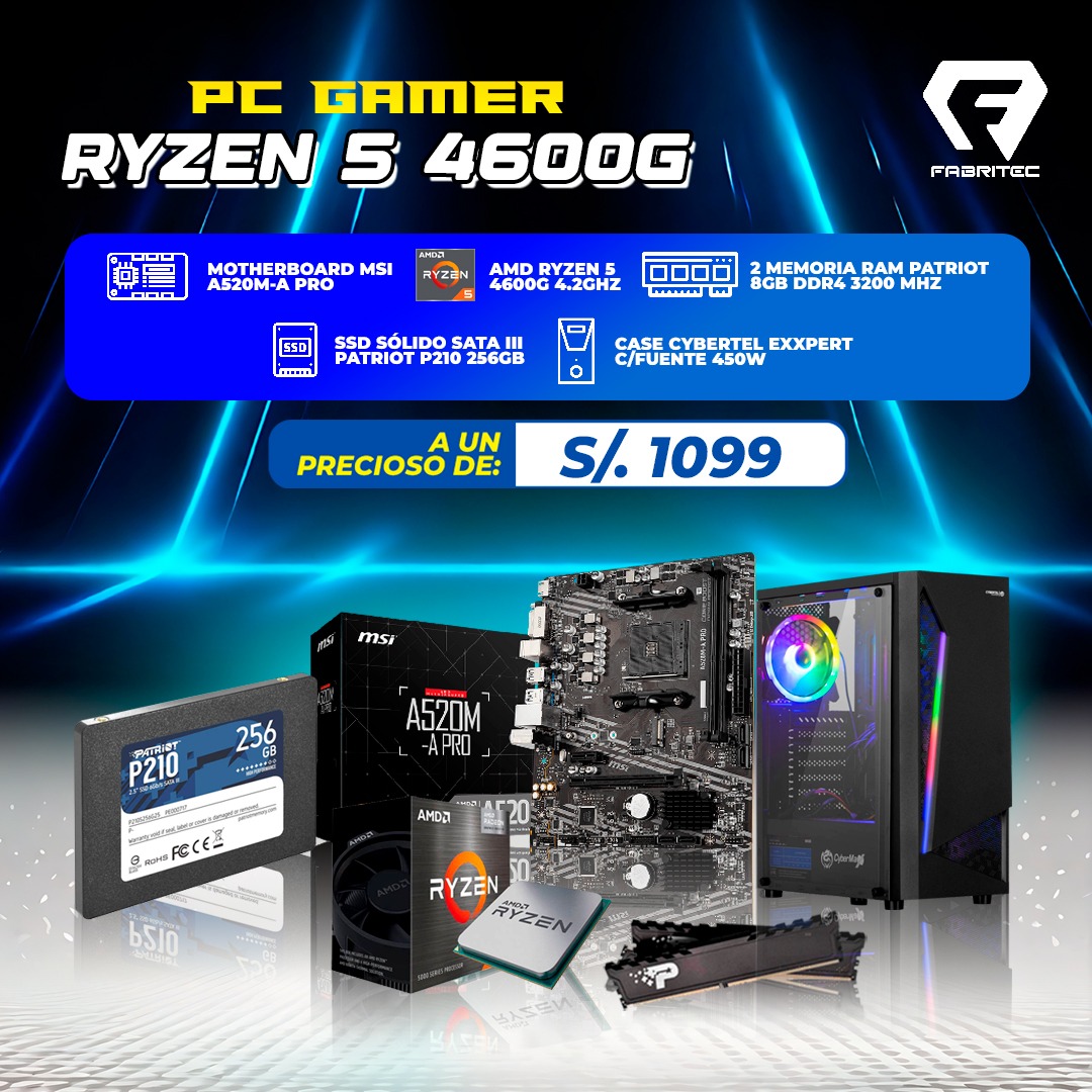 PC GAMER AMD RYZEN 5 4600G