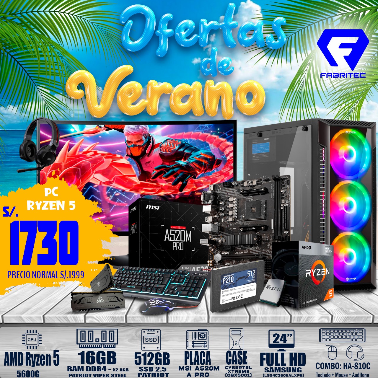 PC GAMER COMPETA AMD RYZEN 5