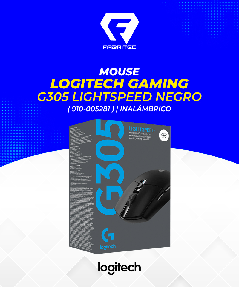 Logitech Souris de gaming G305 Lightspeed