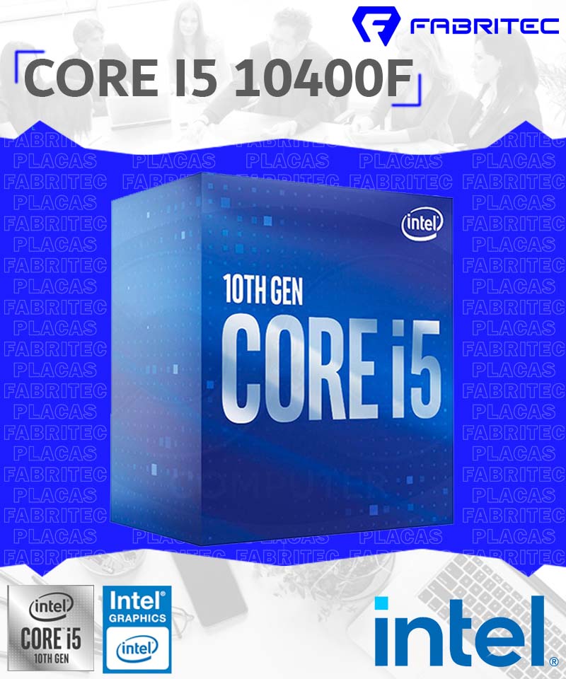 PROCESADOR INTEL CORE I5 10400F 2 90GHZ 12MB LGA1200 BX8070110400F 