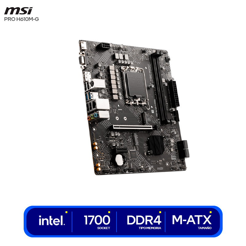 PRO H610M-G DDR4