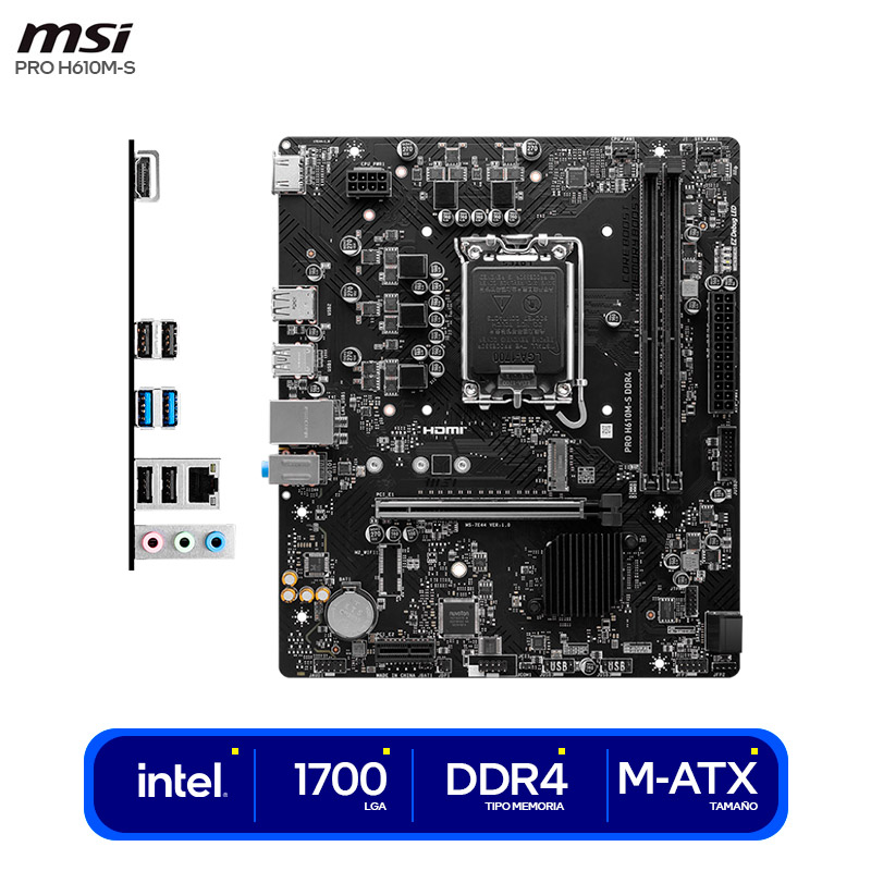 PRO H610M-S DDR4