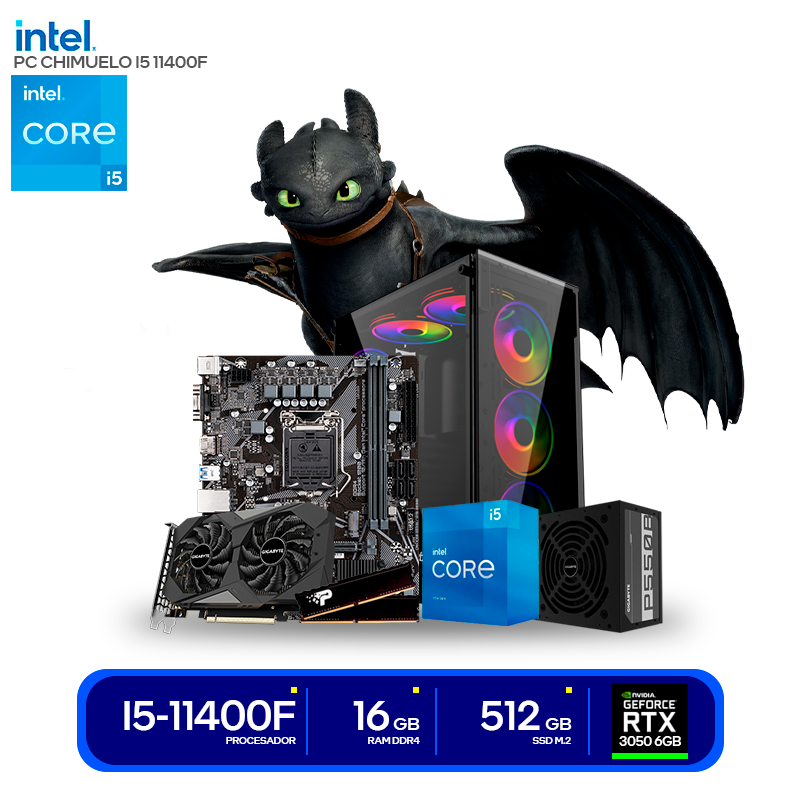 PC CHIMUELO  I5 11400F