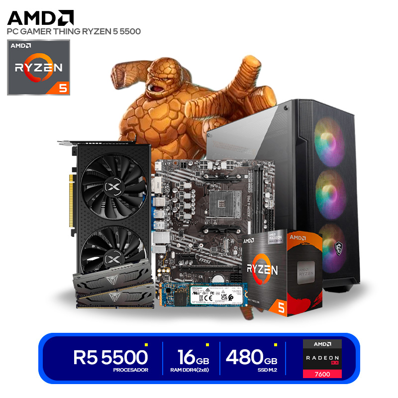 PC GAMER THING RYZEN 5 5500