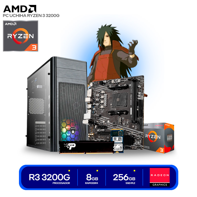 PC UCHIHA RYZEN 3 3200G