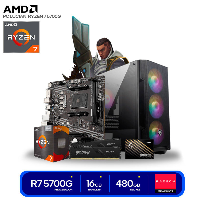 PC LUCIAN  RYZEN 7 5700G