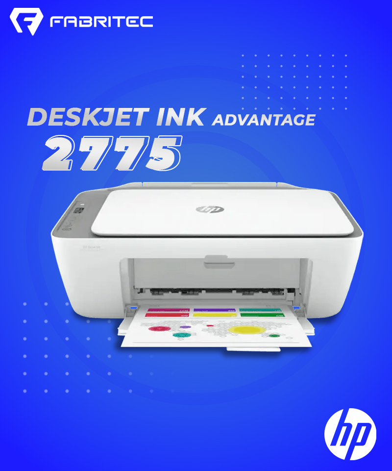 IMPRESORA MULTIFUNCIONAL HP DESKJET INK ADVANTAGE 2775 ( 7FR21A#AKY ), IMPRIME, SCANEA, COPIA, WIFI