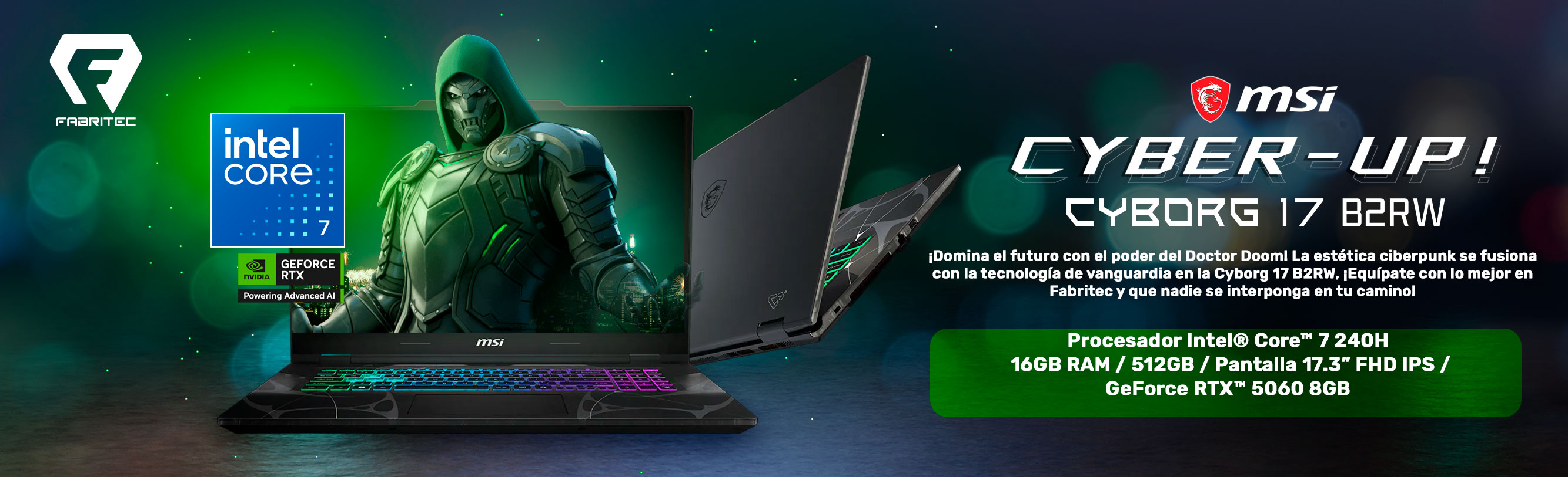 BANNER MSI CYBORG