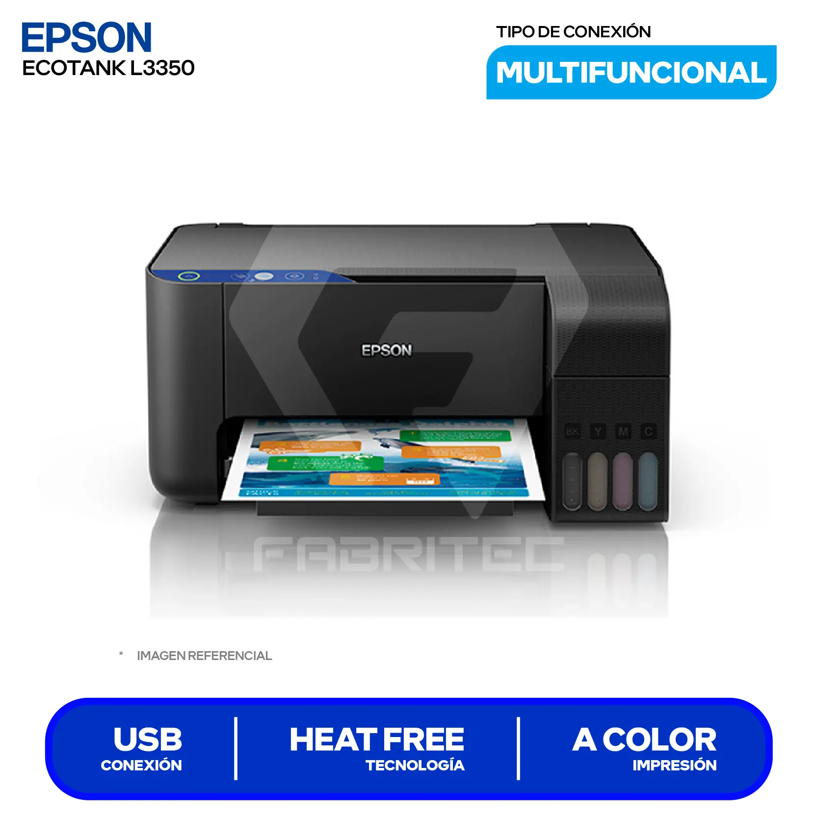Impresora Multifuncional Epson EcoTank L3310 (C11CL61301)
