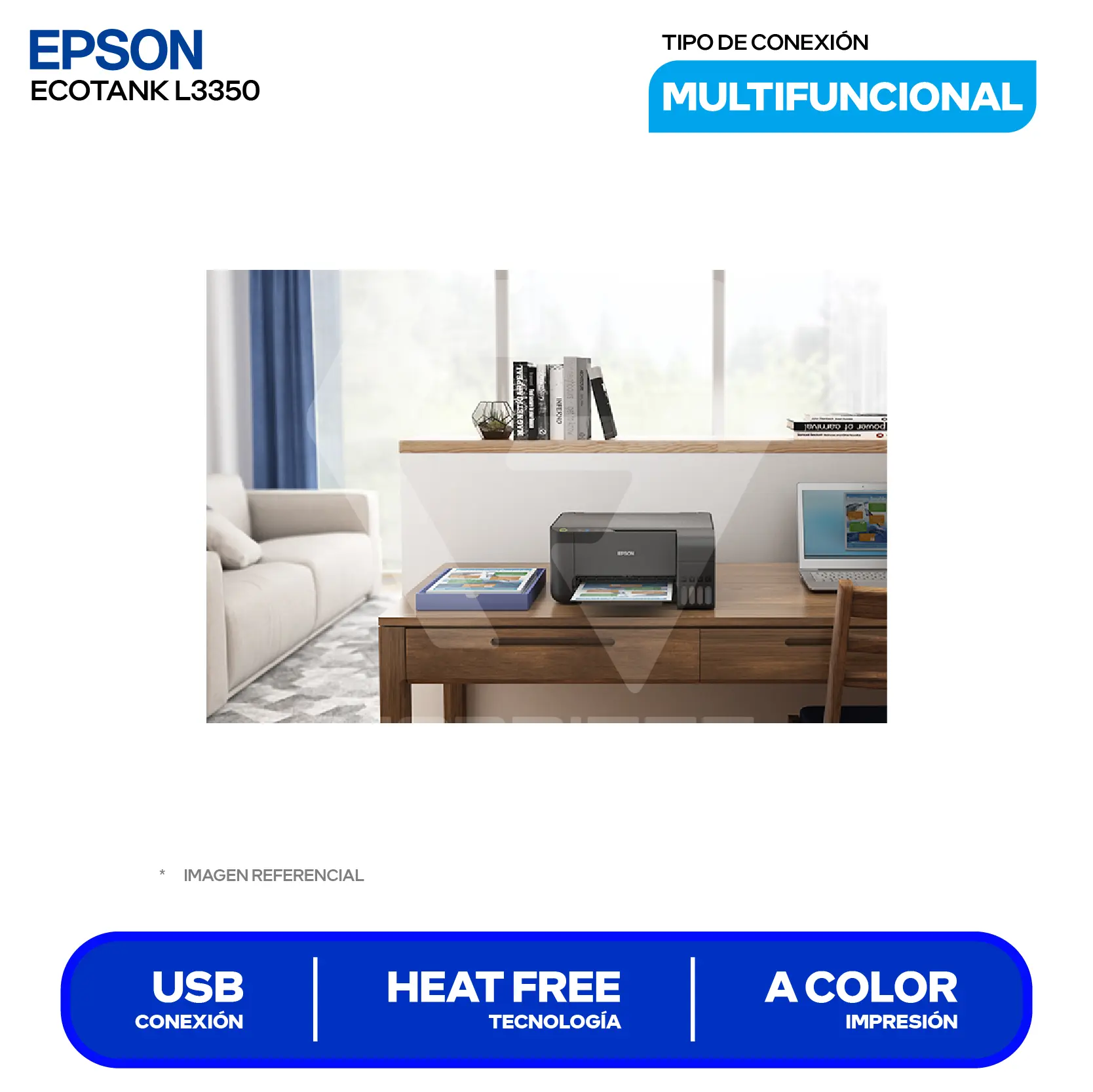 Impresora Multifuncional Epson EcoTank L3310 (C11CL61301)